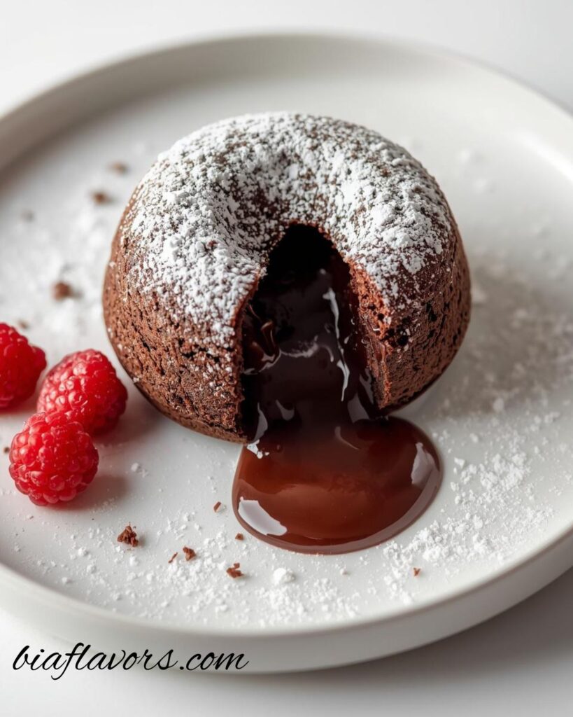 Homemade lava brownies baked in muffin tin with soft chocolate texture