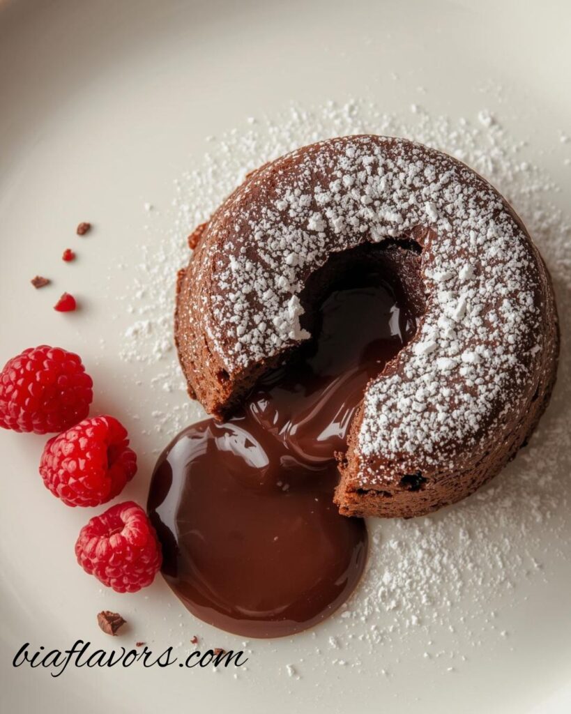 Homemade lava brownies baked in muffin tin with soft chocolate texture