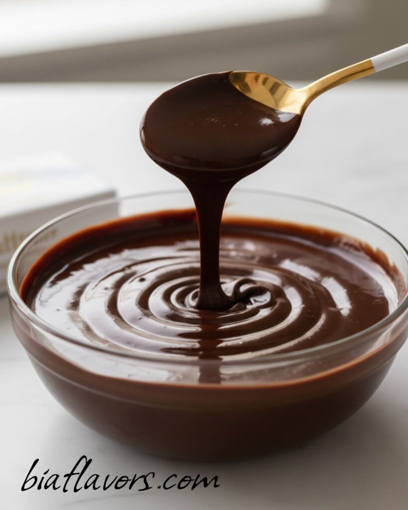 chocolate glaze