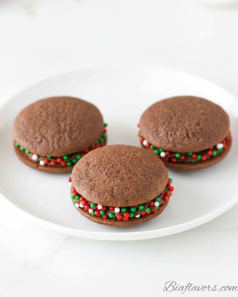 Double Chocolate Sandwich Cookies