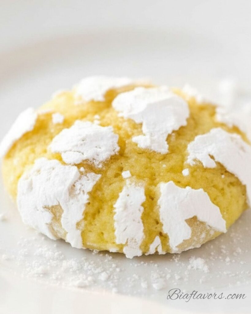  Lemon crinkle cookies