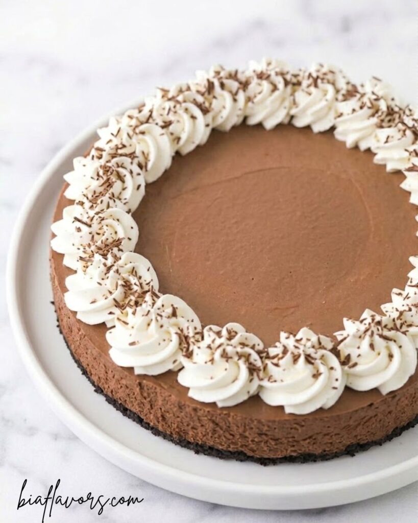 No Bake Chocolate Cheesecake Recipe