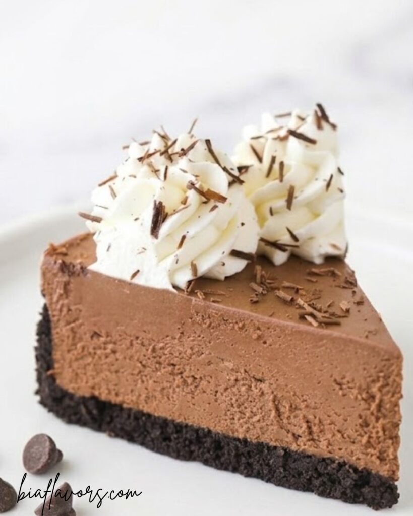 No Bake Chocolate Cheesecake Recipe