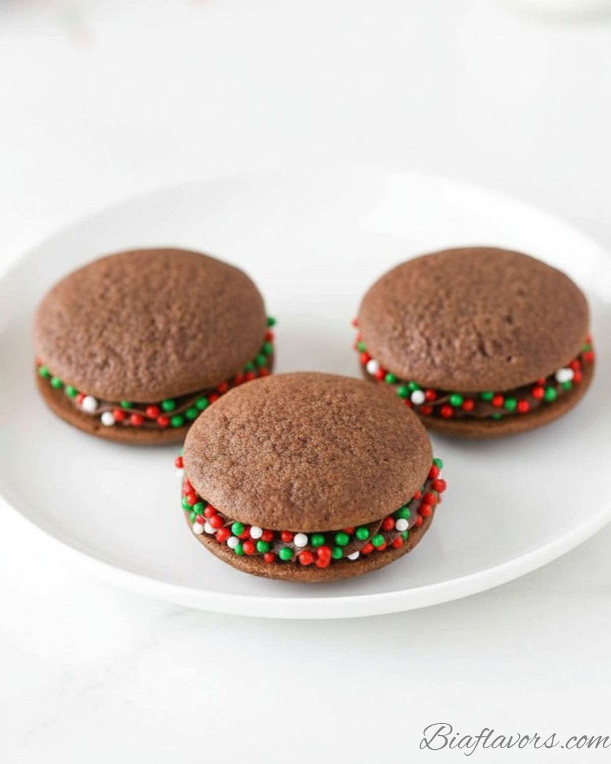 Double Chocolate Sandwich Cookies