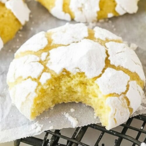 Lemon crinkle cookies