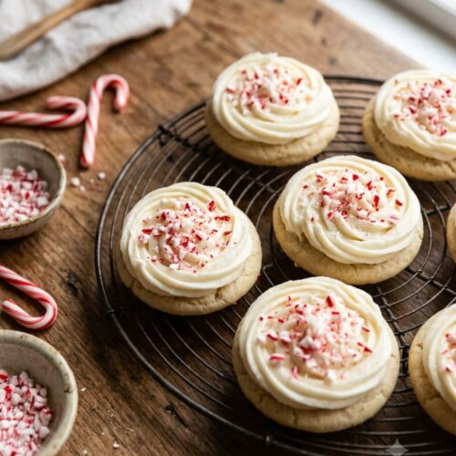 Candy Cane Sugar Cookies recipe
