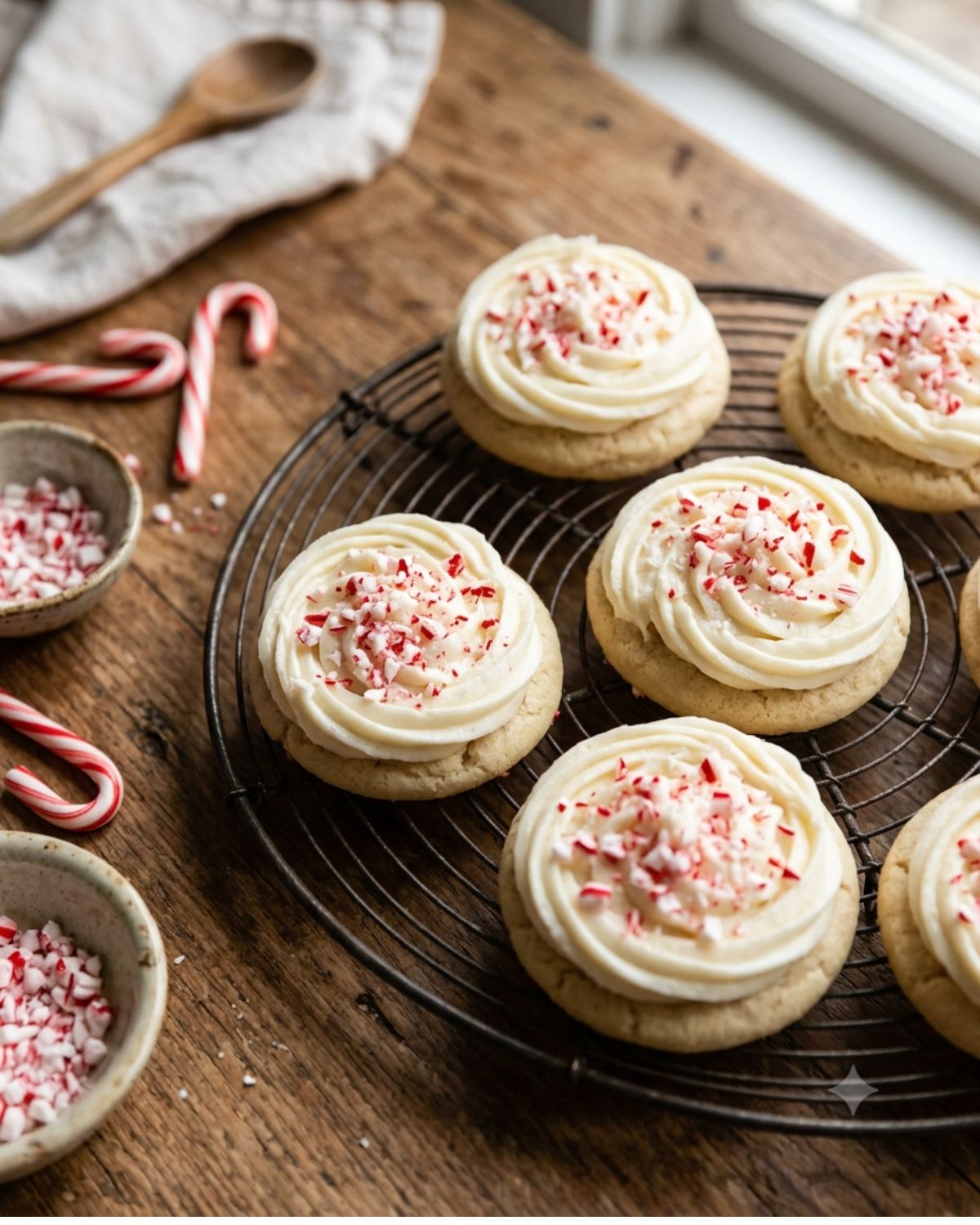 Candy Cane Sugar Cookies recipe